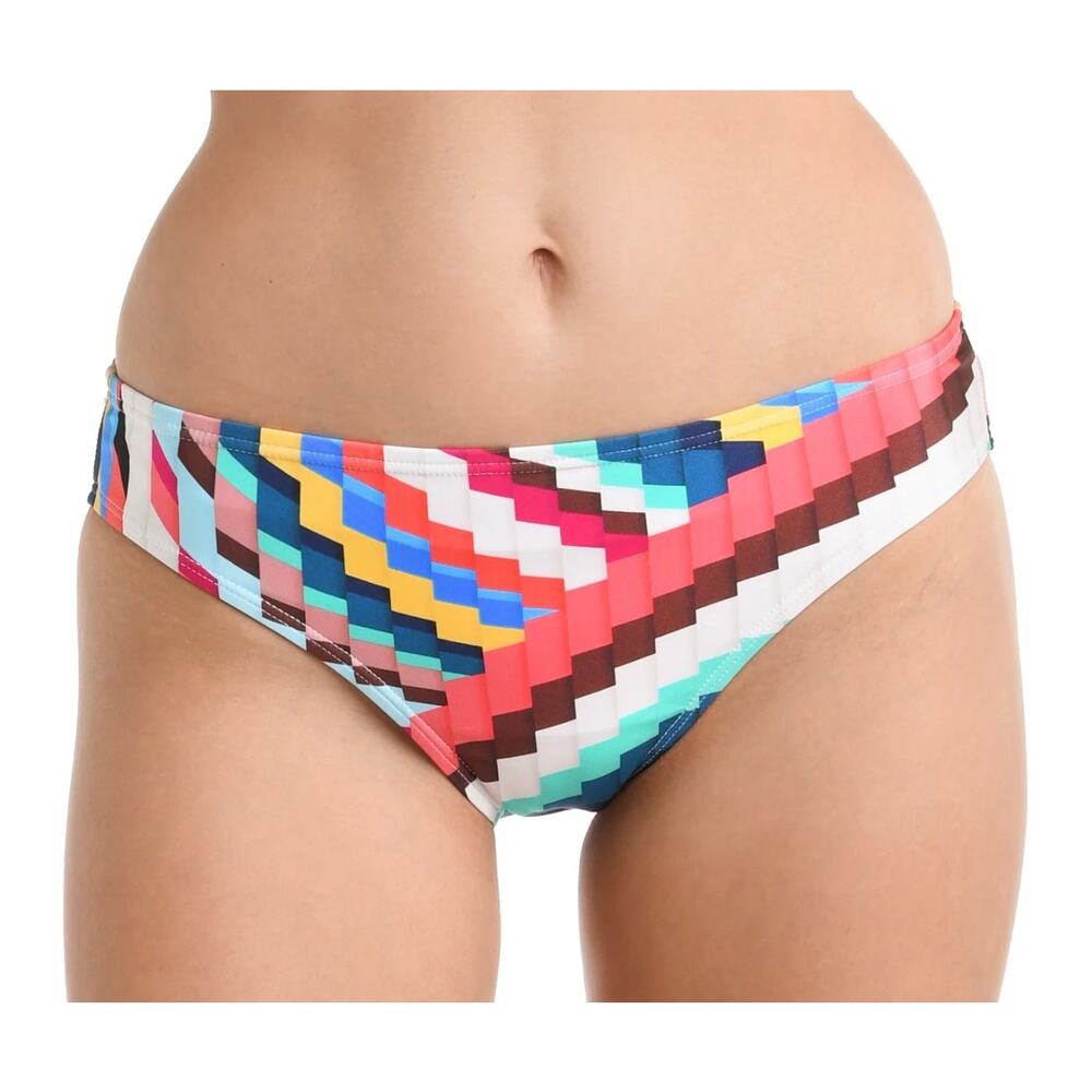 La Blanca Multi-Color Geometric Bikini Bottoms